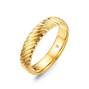 Nhẫn cưới nam 14K Kim Cương Grace