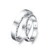 Cặp Nhẫn Cưới 14K Kim Cương Chickadee