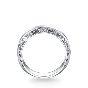 Nhẫn Cưới Nam Bạch Kim Kim Cương Chickadee