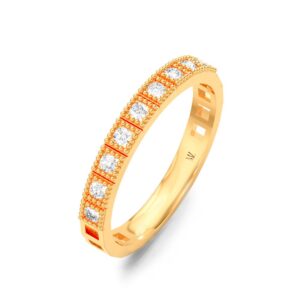 Nhẫn Vàng 10K CZ Eternity Libby Eternity