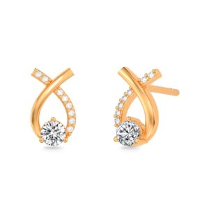 Hoa tai 10K Kim Cương Lab-grown Erin