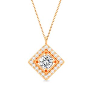 Mặt dây chuyền 10K Kim Cương Lab-grown Sparkle