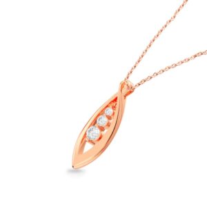 Mặt dây chuyền 10K CZ Olive