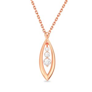 Mặt dây chuyền 10K CZ Olive