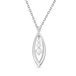 Mặt dây chuyền 10K CZ Olive