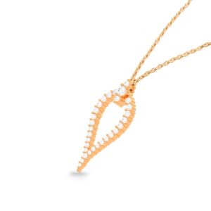 Mặt dây chuyền 10K CZ Crystal