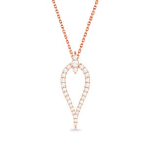 Mặt dây chuyền 10K CZ Crystal