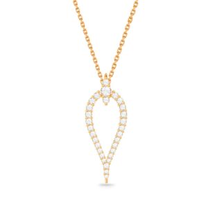 Mặt dây chuyền 10K CZ Crystal