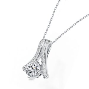 Mặt dây chuyền 10K CZ Flowing Light