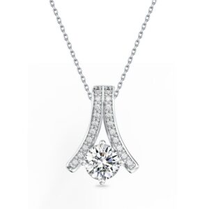 Mặt dây chuyền 10K CZ Flowing Light