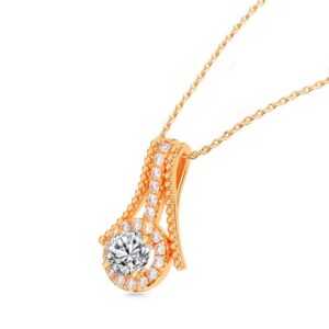 Mặt dây chuyền 10K CZ Charm