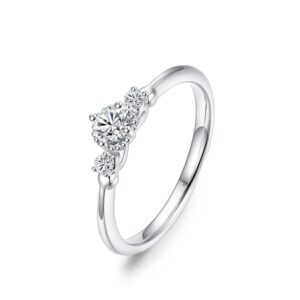 Nhẫn cầu hôn 14K CZ My Three Whishes