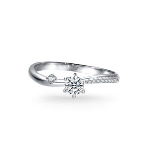 Nhẫn cầu hôn Bạch Kim Kim Cương Be Yours
