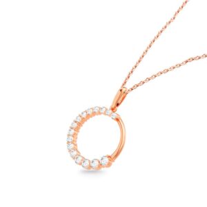 Mặt dây chuyền 10K CZ Oprah