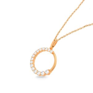 Mặt dây chuyền 10K CZ Oprah