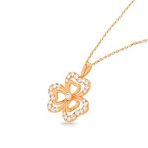 Mặt dây chuyền 10K CZ Cloris