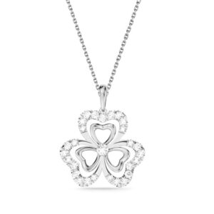 Mặt dây chuyền 10K CZ Cloris