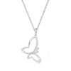 Mặt dây chuyền 10K CZ Butterfly