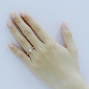 Nhẫn Cầu Hôn 18K Kim Cương Nelda