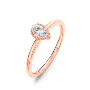 Nhẫn Vàng 10K CZ Princess Ariel