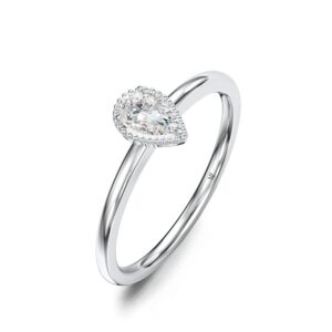 Nhẫn Vàng 10K CZ Princess Ariel
