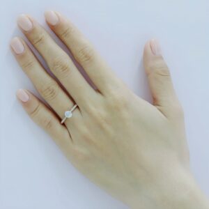 Nhẫn Cầu Hôn 14K Kim Cương Hikaru
