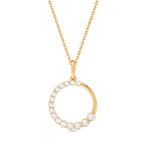Mặt dây chuyền 10K CZ Oprah
