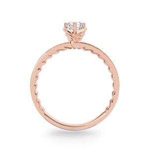 Nhẫn Cầu Hôn 14K Kim Cương Lab-grown Doris