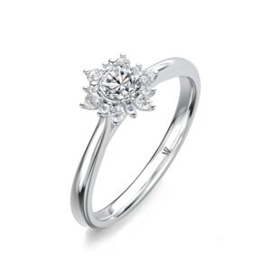 Nhẫn cầu hôn 14K CZ Eternal Love