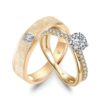 Cặp Nhẫn Cưới 18K Kim Cương Riley's Promise
