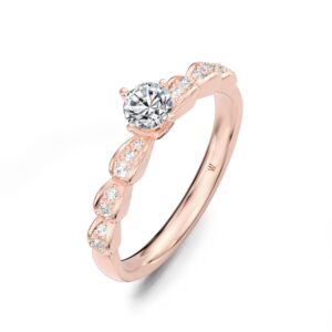 Nhẫn Cầu Hôn 14K Kim Cương Lab-grown Bonnie