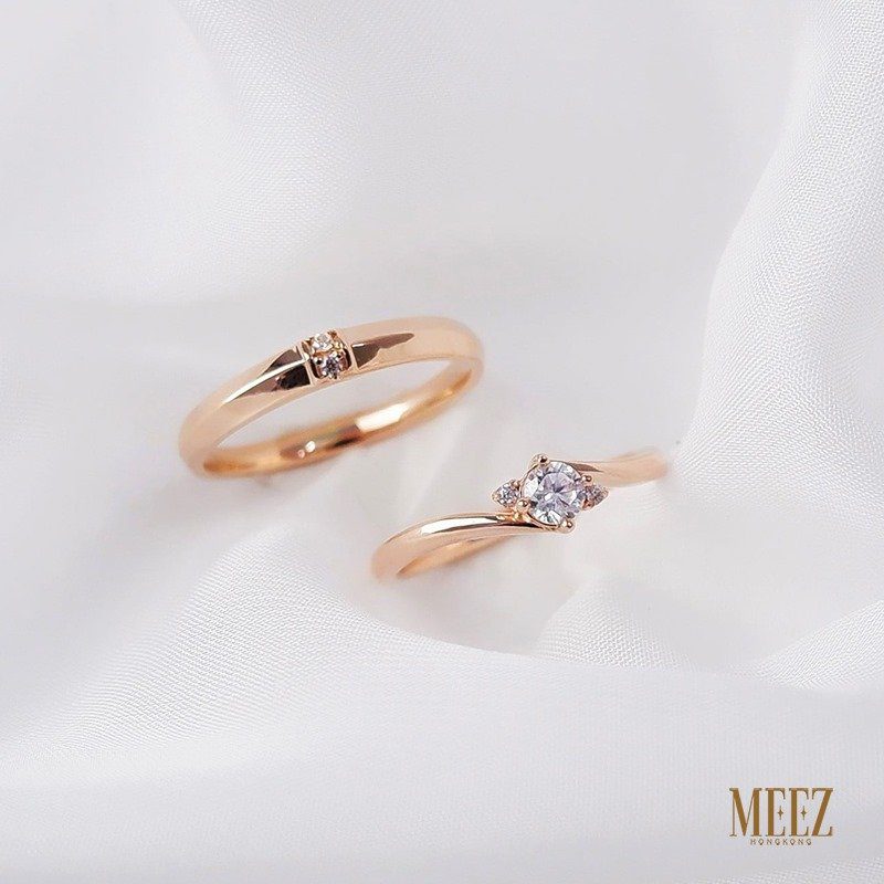 Nhẫn cặp vàng 18k 1 chỉ biểu tượng của tình yêu bền vững