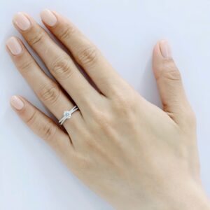 Nhẫn Cầu Hôn 14K Kim Cương The Flower of Love