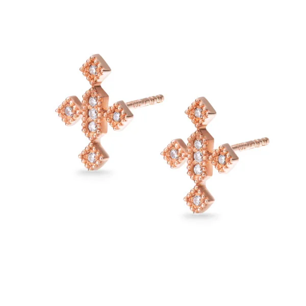 Bông tai vàng 18k 1 chỉ đơn giản mà tinh tế, tôn lên vẻ đẹp tự nhiên 2
