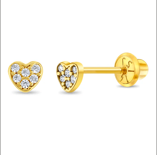 Bông tai vàng 18k cho trẻ sơ sinh dành tặng thiên thần nhỏ 2
