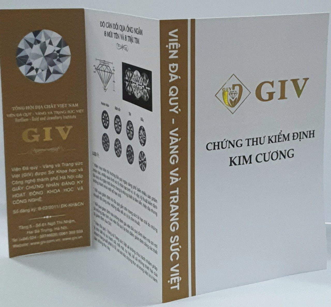 Giấy kiểm định kim cương GIV