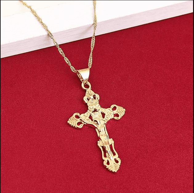 Mặt dây chuyền thánh giá vàng 24k biểu tượng của niềm tin và hy vọng 1