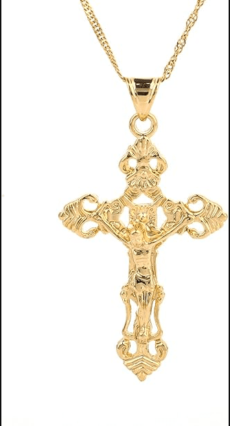 Mặt dây chuyền thánh giá vàng 24k biểu tượng của niềm tin và hy vọng 2