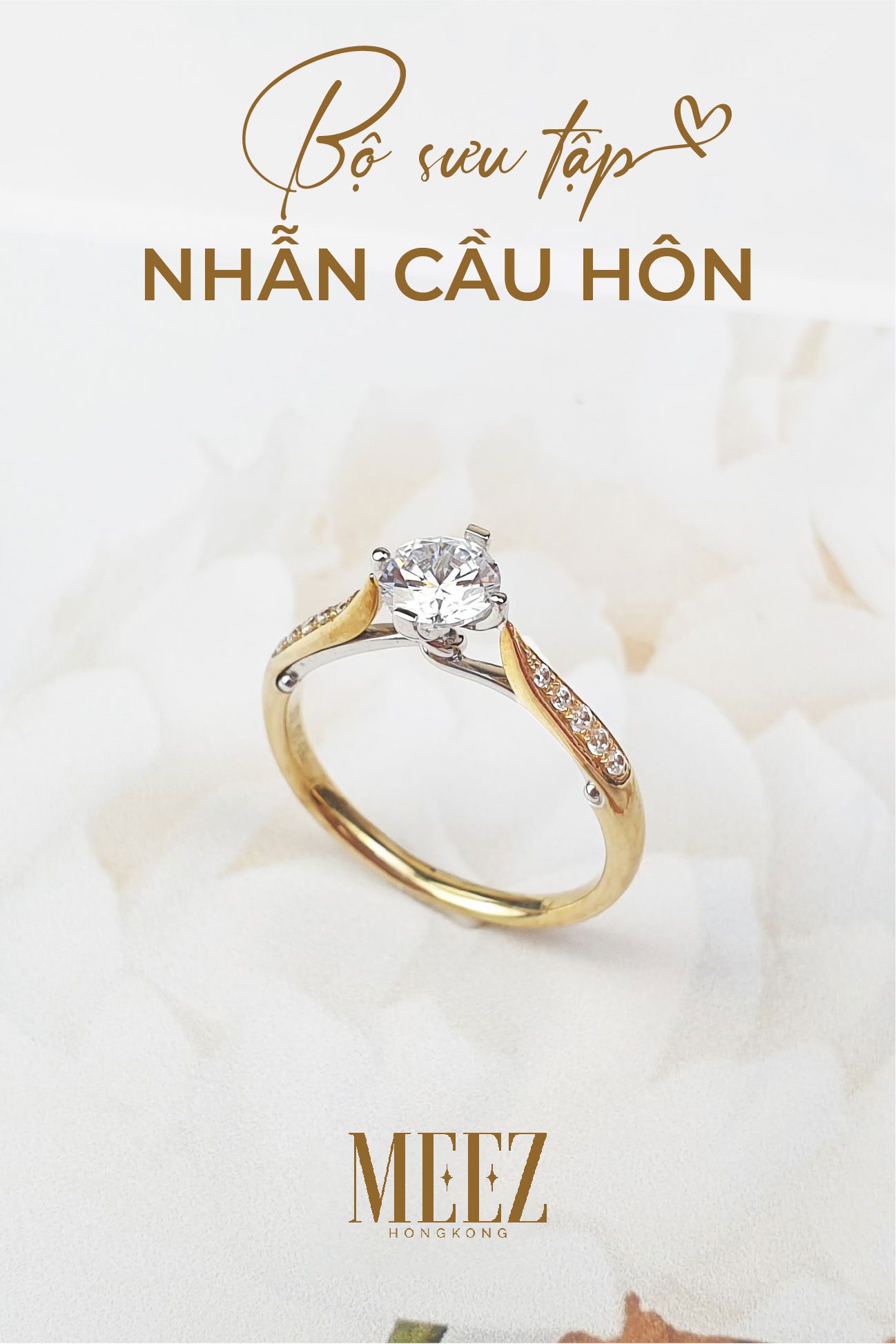 Nhẫn cầu hôn vàng 9999 lời hứa trọn đời tình yêu thuần khiết, vĩnh cửu
