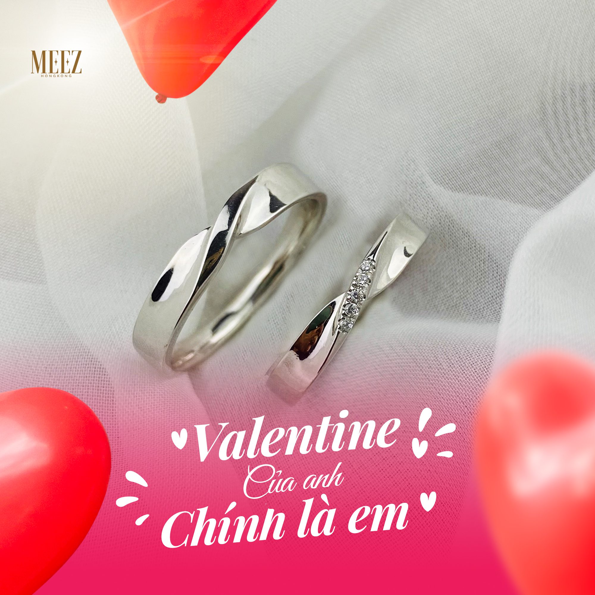 Nhẫn cưới bạch kim trơn vẻ đẹp đơn giản sang trọng mà tinh tế.