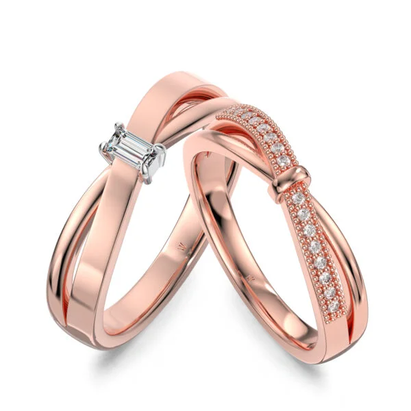 Nhẫn cưới độc lạ tạo dấu ấn riêng cho ngày trọng đại