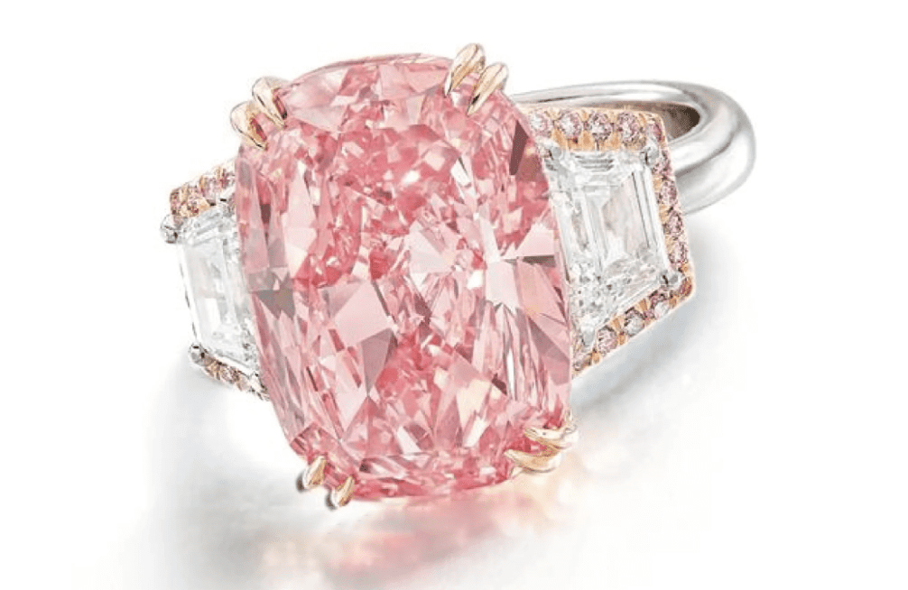 Nhẫn kim cương hồng The Williamson Pink Star – 57,7 triệu USD
