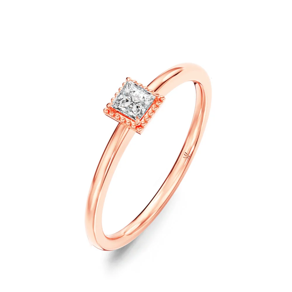 Nhẫn trơn nữ vàng 18k sự thanh lịch tối giản đầy quyến rũ