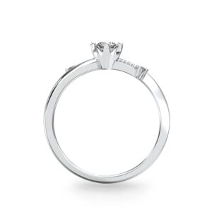 Nhẫn cầu hôn 14K Kim Cương Morning Glory