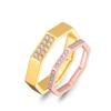 Cặp Nhẫn Cưới 14K Kim Cương Blooming Love