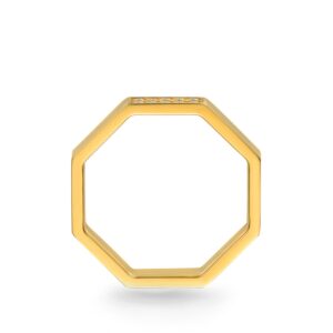 Nhẫn cưới nam 14K Kim Cương Blooming Love