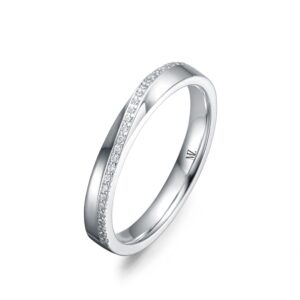 Nhẫn cưới nữ 14K Kim Cương The Charm