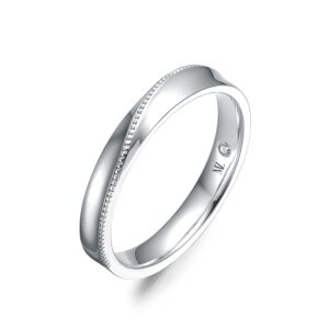 Nhẫn cưới nam 14K Kim Cương Lab-grown The Charm