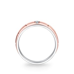 Nhẫn cưới nữ 14K Kim Cương Simple Love