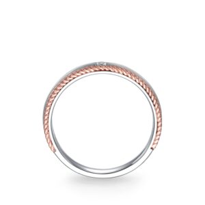 Nhẫn cưới nam 14K Kim Cương The Predestined